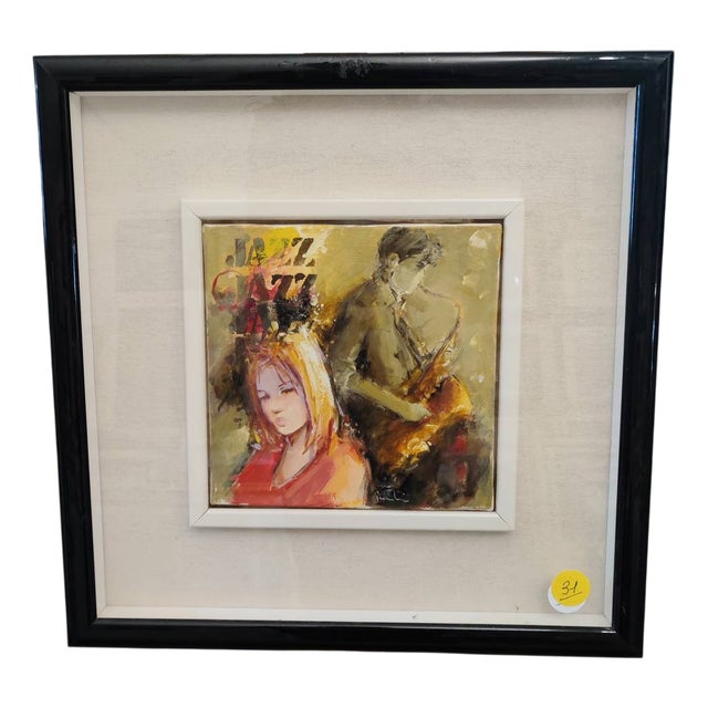 Giuliano Trombini, Untitled, Oil on Canvas, Framed For Sale