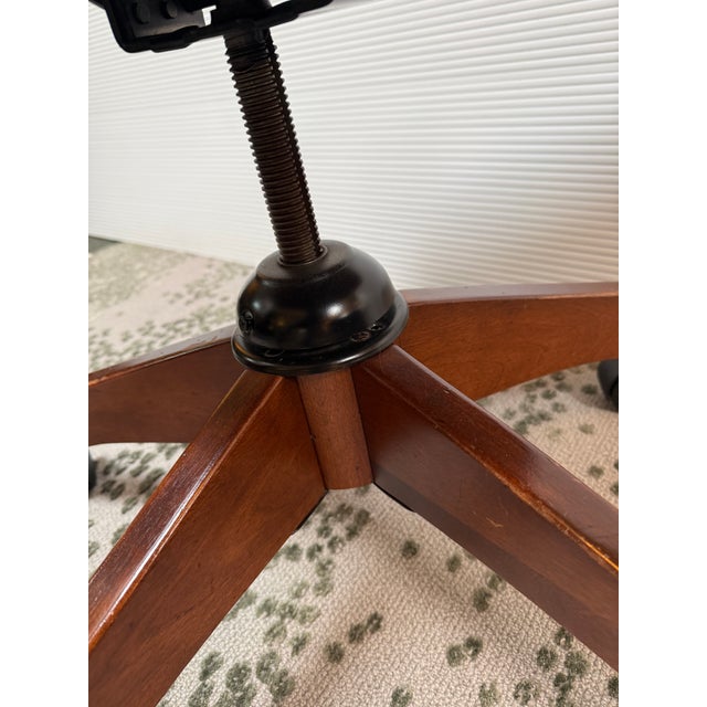 Vintage Nichols & Stone Wooden Office Chair For Sale In San Francisco - Image 6 of 12
