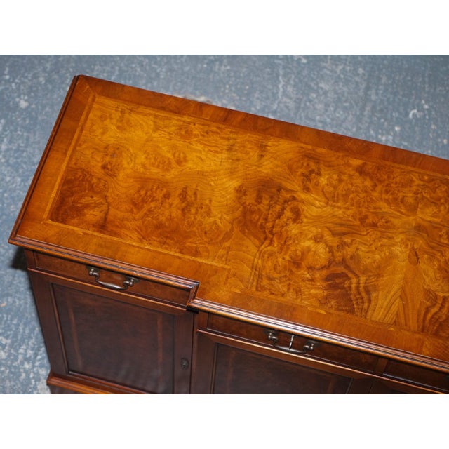 Antique Victorian Burr Walnut Sideboard by Jan Smith Brighton For Sale - Image 15 of 18