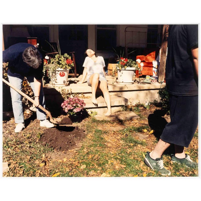 Tracey Baran (American, 1975-2008), Untitled (Front Porch), Chromogenic Print in Colors, 1998, wood frame. Image: 10.5" H...