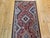 Vintage Persian Shiraz Tribal Runner Rug, Hand-Knotted Wool, Geometric Medallion Pattern, Red & Blue, 3x10 For Sale - Image 10 of 15