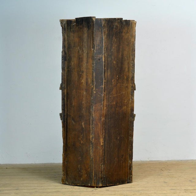 Swedish Farmhouse Corner Cabinet, 1817 For Sale - Image 13 of 14