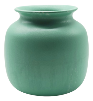 Green Ceramic Vase with Matte Finish by Giovanni Gariboldi, Italy, 1960s