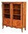 Elegant French Satinwood Bookcase/Display Cabinet For Sale