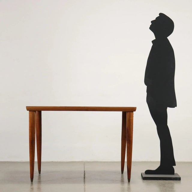 Vintage Table in Beech, 1950s For Sale - Image 3 of 9