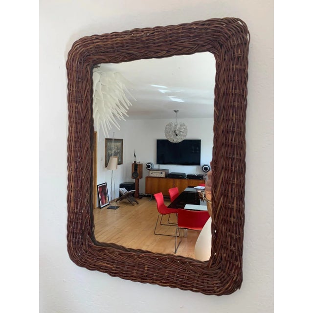 Wood Italian Mirror, 1960s For Sale - Image 7 of 7