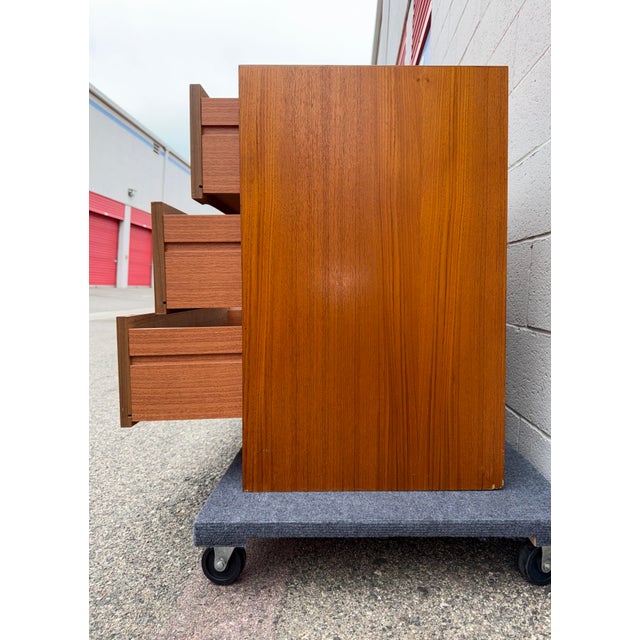 Vintage Made in Denmark 6 Drawer Dresser For Sale In Los Angeles - Image 6 of 12