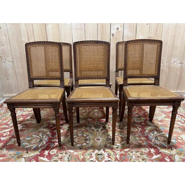 Louis XVI Style Chairs, Set of 6 For Sale - Image 13 of 13
