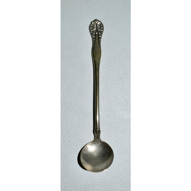 1920s Antique English Hallmarked Silver Serving Ladel/Spoon For Sale - Image 5 of 11