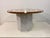 1980s Vintage Red and White Marble Dining Table, 1970s For Sale - Image 5 of 16