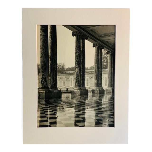 Vintage French Photograph Versailles Petit Trianon Print For Sale