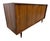 Elevate your space with this stunning 1960s American-made walnut sliding door cabinet, a true Mid-Century Modern classic....