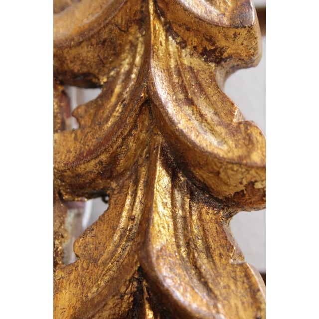 Decorative Crafts Inc Baroque Style Giltwood Wall Mirror For Sale - Image 13 of 15