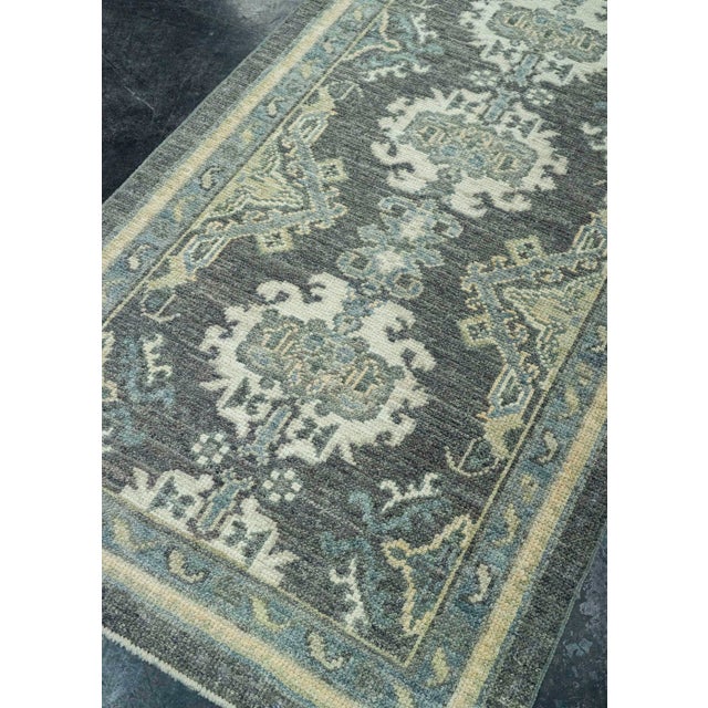 Textile Turkish Oushak Rug 2'11" x 17'11" #20253 For Sale - Image 7 of 8