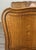 Vintage French Louis XVI Style Oak Double Bed Frame with Carved Headboard For Sale - Image 5 of 11