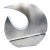 Dolly Moreno (Egyptian-American, 20th - 21st Century), Brushed and Polished Metal Magnetic Kinetic Abstract Sculpture For Sale