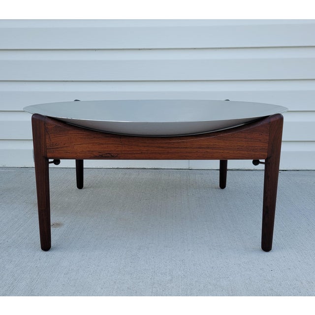 Mid-Century Modern 1960s Danish Rosewood Bowl Table by Kristian Vedel For Sale - Image 3 of 12