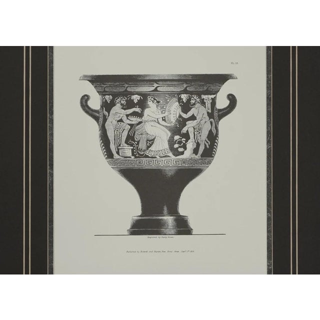 Etruscan Urn Matted Framed Prints Black White Entryway Decor Living Room Wall Art Office Urban Decor Gift Housewarming...