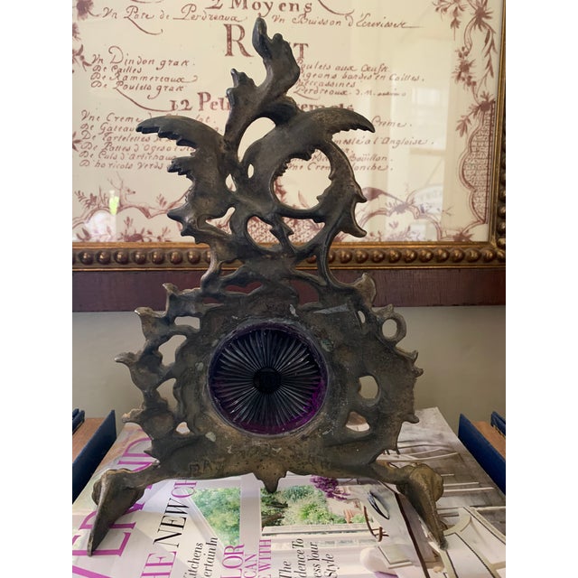 Early 20th Century Baccarat Paper Weight Mounted in Victorian Frame For Sale - Image 9 of 10