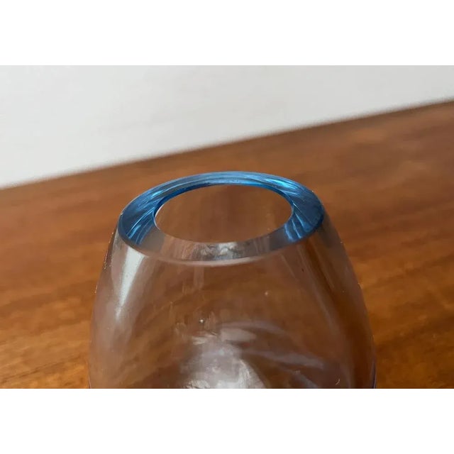 Mid-Century Danish Hellas Series Glass Vase by Per Lütken for Holmegaard, 1960s For Sale - Image 10 of 13