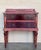 20th Century Pair of French Raspberry Red Wooden Two drawers Nightstands For Sale - Image 16 of 18