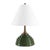 Kenneth Ludwig Chicago McKay Dark Green Table Lamp For Sale - Image 4 of 6