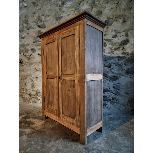 Antique Late 19th Century French Provincial Cabinet in Oak and Pine, 1890s For Sale - Image 10 of 15