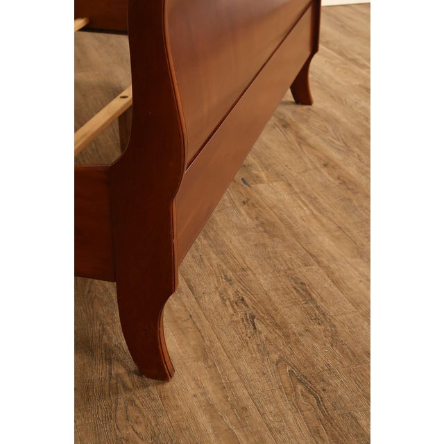 Ethan Allen Medallion Collection Cherry Queen Sleigh Bed For Sale In Philadelphia - Image 6 of 18