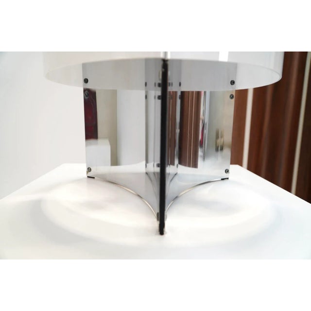 Ivory Early Model 526 Table Lamp by Massimo & Lella Vignelli for Arteluce, 1960s For Sale - Image 8 of 11