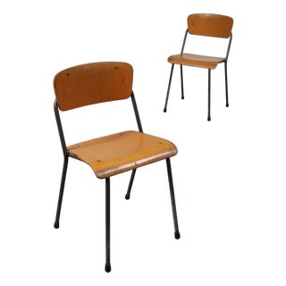 Dutch Industrial Children's Chair, 1950s For Sale