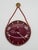Ruby-Colored Wall Clock from UPG Halle, East Germany, 1960s-1970s For Sale - Image 3 of 13