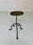 Spanish Vintage-Inspired Spanish Iron Drinks Table on a Tripod Base For Sale - Image 3 of 10