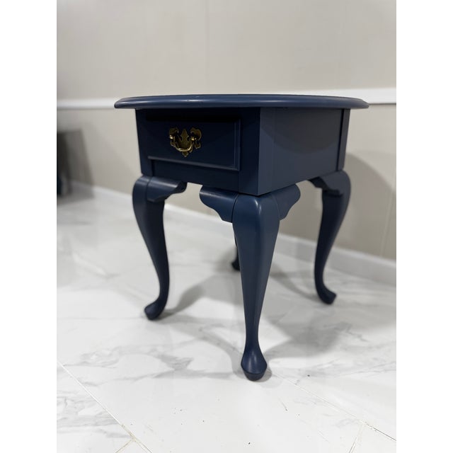 Modern Beautiful Restored Vintage Solid Wood End Table / Accent Table For Sale - Image 3 of 5