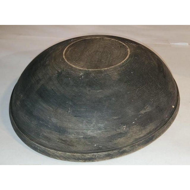 19thc Scenic Hand Painted Butter Bowl For Sale - Image 4 of 5