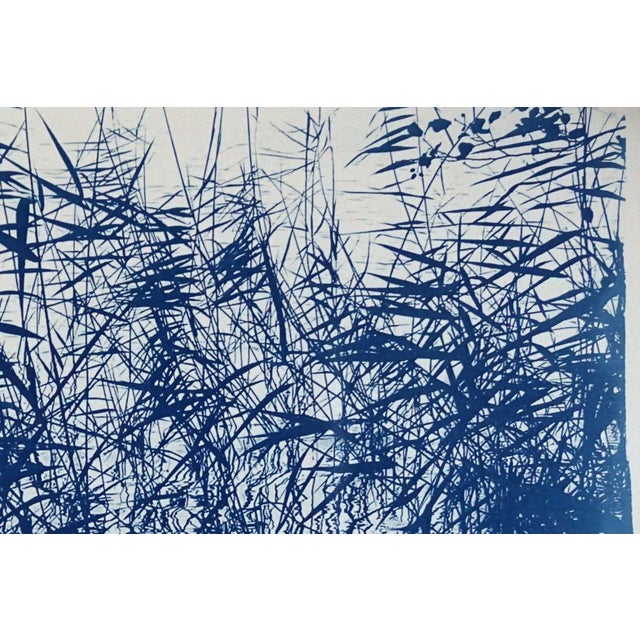 Contemporary Cyanotype on Watercolor Paper, "Mystic Louisiana Marsh" For Sale - Image 4 of 11