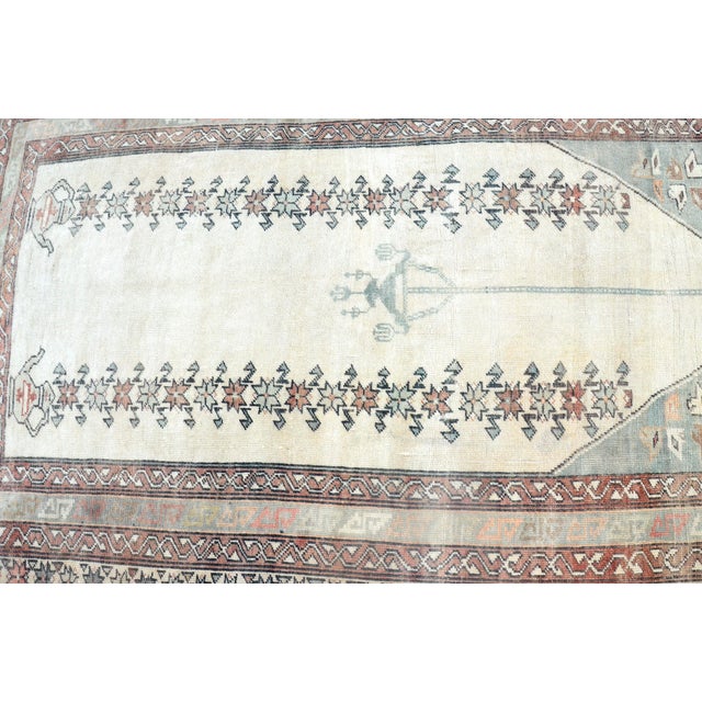 Beige 1960s 4x6 Beige and Tan Colour Turkish Rug For Sale - Image 8 of 11
