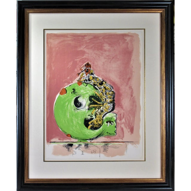 Green Graham Sutherland, Emerging Insect, 1968 For Sale - Image 8 of 8