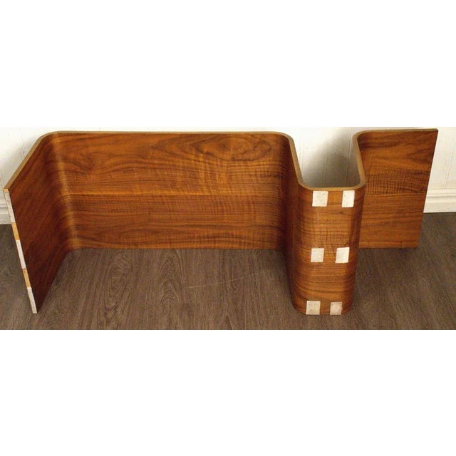 Swedish Walnut Coffee Table by Jonas Ihreborn for Swedese, 2000s For Sale - Image 10 of 11