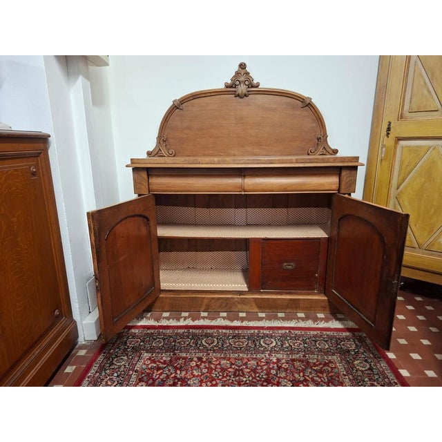 English Sideboard in Mahogany with Shelf, 1800 For Sale - Image 12 of 18