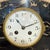 Large Art Deco Table Clock in Pink Marble, 1930s, Set of 3 For Sale - Image 9 of 12