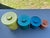 1960s Glazed Ceramic Pottery Kitchen Canisters Made in Italy - Set of 4 For Sale - Image 14 of 16