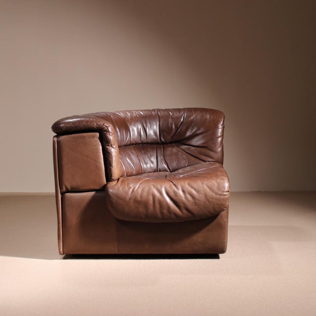 DS-14 Modular Sofa in Leather from de Sede, 1980s, Set of 4 For Sale - Image 18 of 18