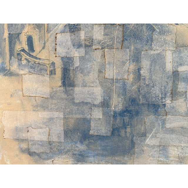 "Rue De Lyon" Abstract Architectural Mixed-Media Painting on Canvas by Louis Shields, 2020 For Sale - Image 9 of 11