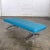 Mid 20th Century Bench Daybed Turquoise Vinyl Faux Leather & Chrome After Arthur Umanoff for Madison Furniture Co For Sale - Image 13 of 13