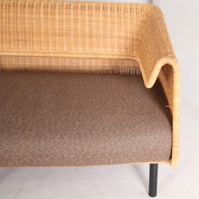 Wicker Modular Sofa, 1990s, Set of 3 For Sale - Image 10 of 16