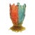 Clear Fuchsia, Aqua and Yellow Spaghetti Vase by Gaetano Pesce for Fish Design For Sale