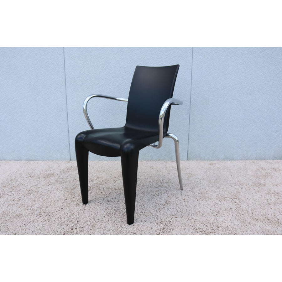 Louis 20 Chair With Arms - Grey | Designed by Philippe Starck