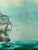 Mid 20th Century Original Oil Painting of Clipper Ship at Sea in Carved Gilt Frame, Signed Bransom For Sale In Los Angeles - Image 6 of 16