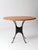 Mid-Century Leather and Iron Round Dining Table For Sale - Image 13 of 16