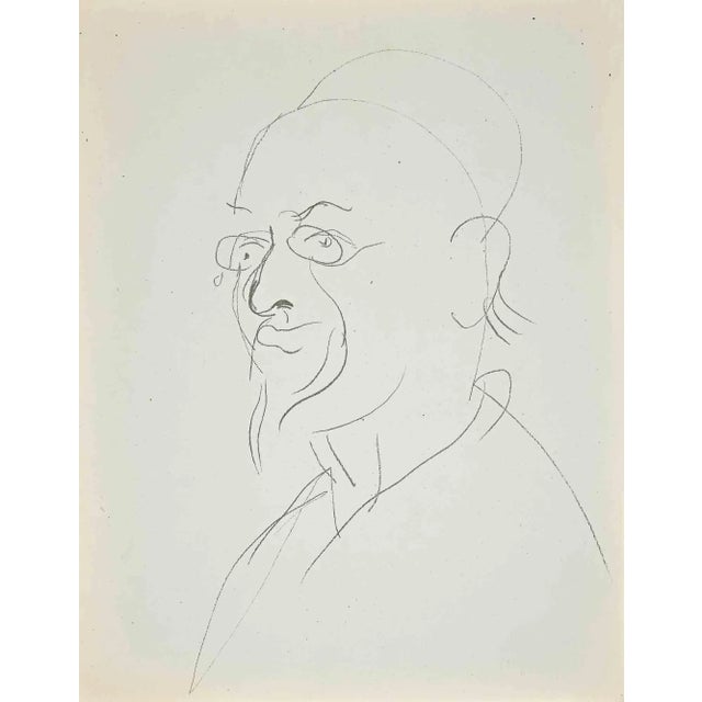 Study for Self-portrait is an original lithograph realized by Raoul Dufy in 1930s. Good conditions. No signature. Raoul...